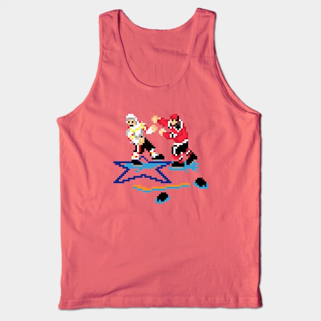 16-Bit Hockey Fight Tank Top by The Pixel League